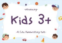 Kids 3+ Font - Featured Image