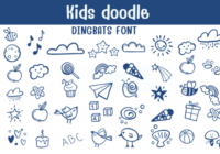 Kids Doodle Font - Featured Image
