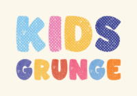 Kids Grunge Font - Featured Image