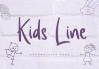 Kids Line Font - Featured Image