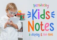 Kids Notes Font - Featured Image