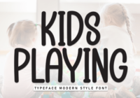 Kids Playing Font - Featured Image