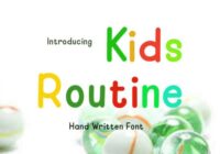 Kids Routine Font - Featured Image