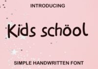 Kids School Font - Featured Image
