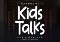 Kids Talks Font - Featured Image