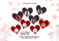 Kids Valentine Heart Font - Featured Image