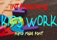 Kids Work Font - Featured Image