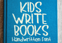 Kids Write Books Font - Featured Image