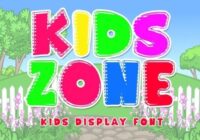 Kids Zone Font - Featured Image