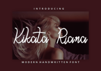 Kikata Riana Font - Featured Image