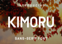 Kimoru Font - Featured Image
