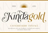 Kinda Gold Font - Featured Image