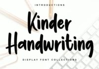Kinder Handwriting Font - Featured Image