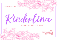 Kinderlina Font - Featured Image