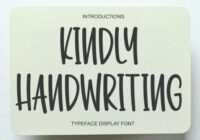 Kindly Handwriting Font - Featured Image