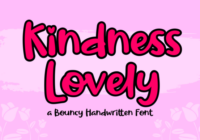 Kindness Lovely Font - Featured Image