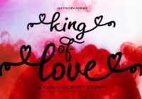 King of Love Font - Featured Image