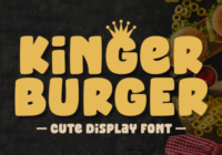 Kinger Burger Font - Featured Image