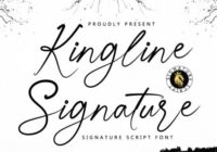 Kingline Signature Font - Featured Image