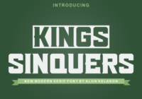Kings Sinquers Font - Featured Image