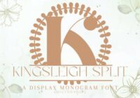 Kingsleigh Split Monogram Font - Featured Image