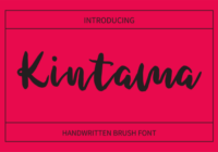 Kintama Font - Featured Image