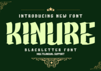 Kinure Font - Featured Image