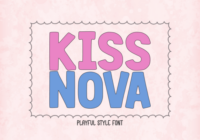 Kiss Nova Font - Featured Image
