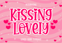 Kissing Lovely Font - Featured Image