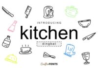 Kitchen Doodle Font - Featured Image
