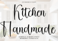 Kitchen Handmade Font - Featured Image