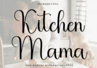 Kitchen Mama Font - Featured Image