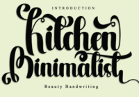 Kitchen Minimalist Font - Featured Image