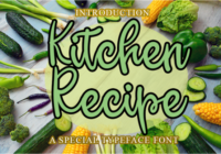 Kitchen Recipe Font - Featured Image