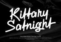 Kittary Satnight Font - Featured Image