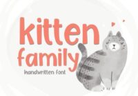 Kitten Family Font - Featured Image
