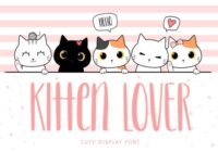 Kitten Lover Font - Featured Image