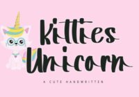 Kitties Unicorn Font - Featured Image
