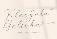 Klasynta Gelisha Font - Featured Image