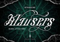 Klausers Font - Featured Image