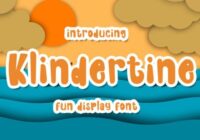 Klindertine Font - Featured Image