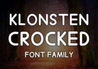 Klonsten Crocked Font - Featured Image