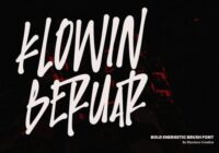 Klowin Beruar Font - Featured Image
