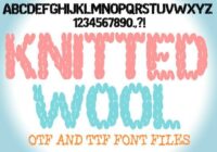 Knitted Wool Font - Featured Image