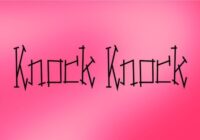 Knock Knock Font - Featured Image