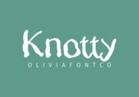 Knotty Font - Featured Image