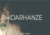 Koarhanze Font - Featured Image