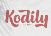 Kodily Font - Featured Image