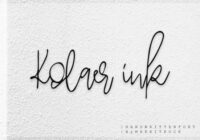 Kolaer Ink Font - Featured Image