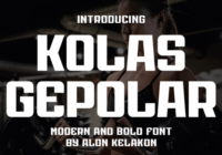 Kolas Gepolar Font - Featured Image